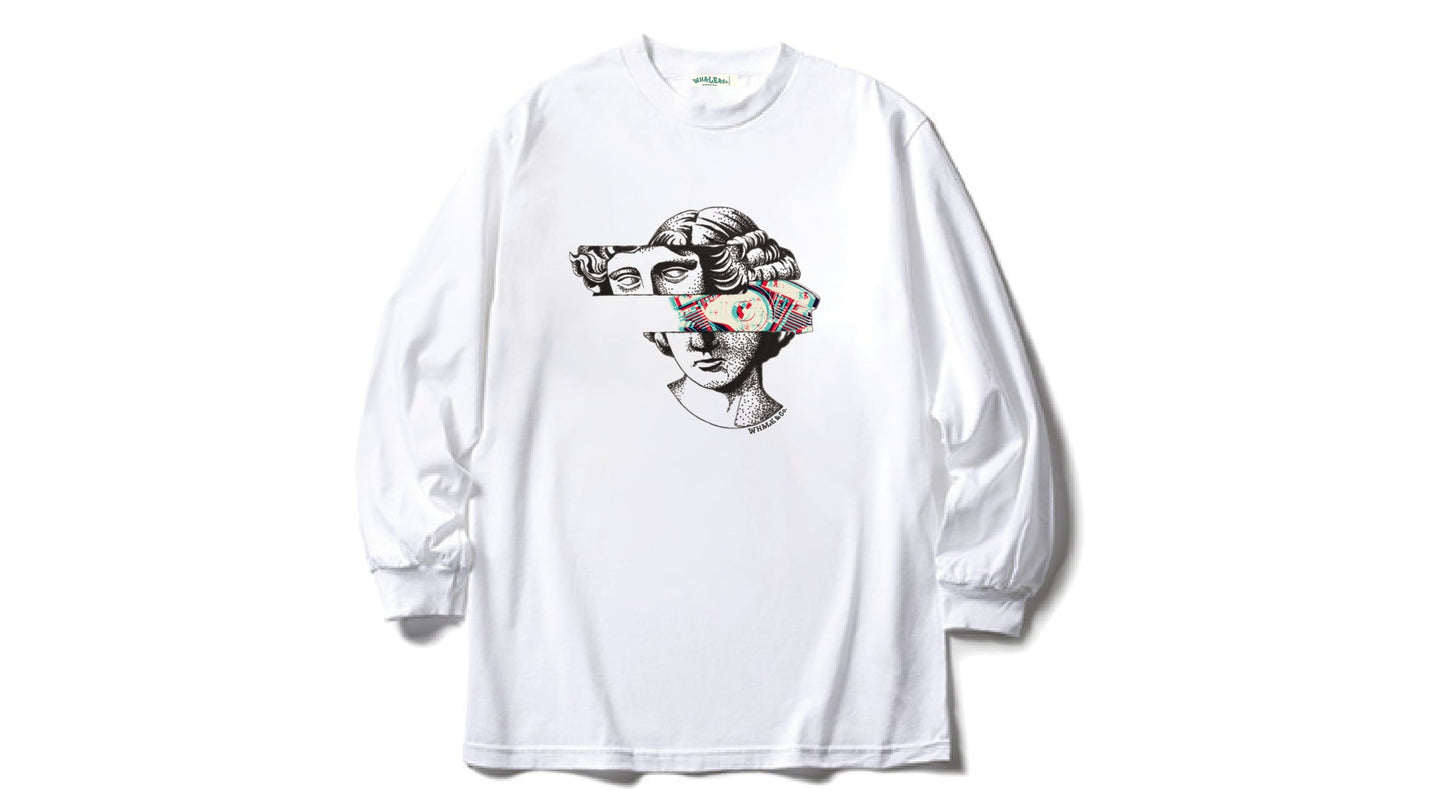 アート ロングスリーブTシャツ アポロ&ショベルヘッド