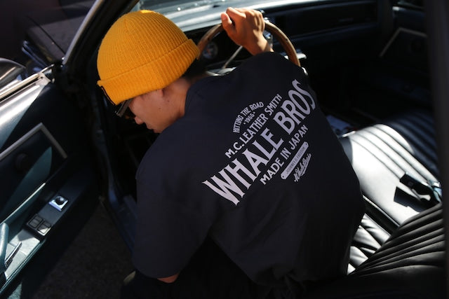 Whale & Co. ロゴ ロングスリーブTシャツ(LT01)