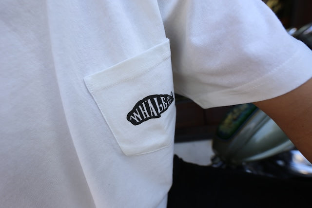 Whale & Co. ロゴ Tシャツ 胸ポケット付き(ST02)