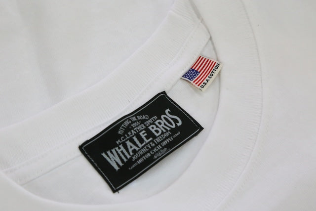 Whale & Co. ロゴ ロングスリーブTシャツ(LT01)