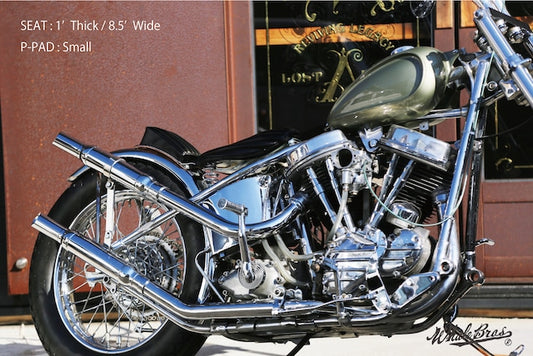 60sトラディション ソロシート & ピリオンパッド セット(BW03)