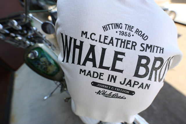 Whale & Co. ロゴ Tシャツ 胸ポケット付き(ST02)
