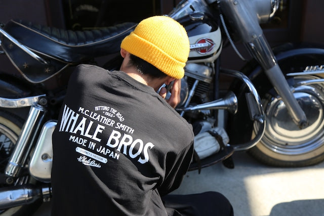 Whale & Co. ロゴ ロングスリーブTシャツ(LT01)