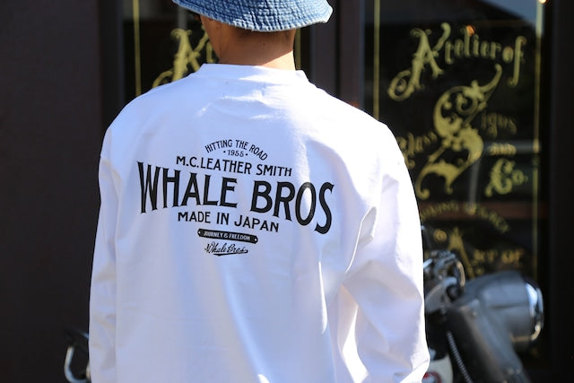 Whale & Co. ロゴ ロングスリーブTシャツ(LT01)