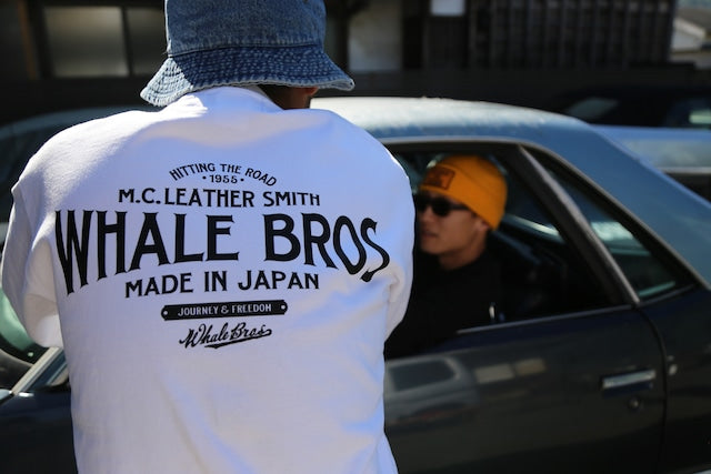 Whale & Co. ロゴ ロングスリーブTシャツ(LT01)