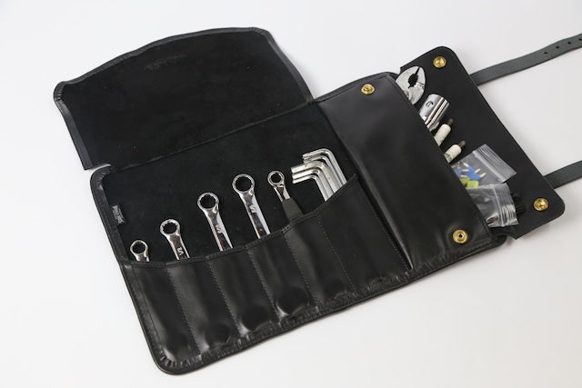 New Tool Roll［Black / White］Leahter/本革