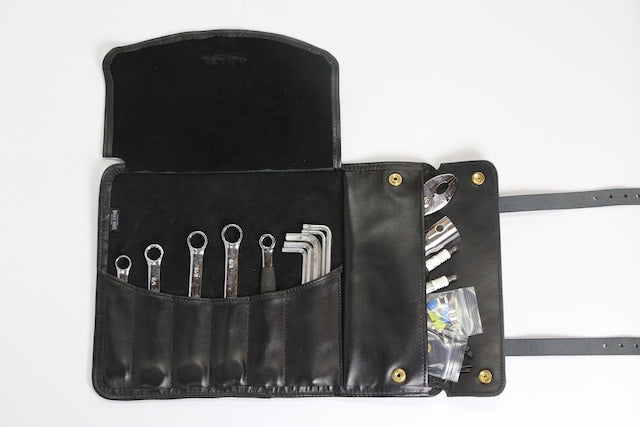 New Tool Roll［Black / White］Leahter/本革
